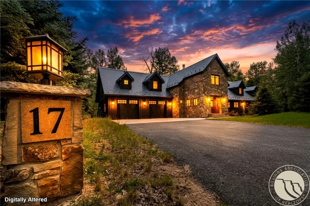 Representative log cabin short-term rental in the Red Lodge market